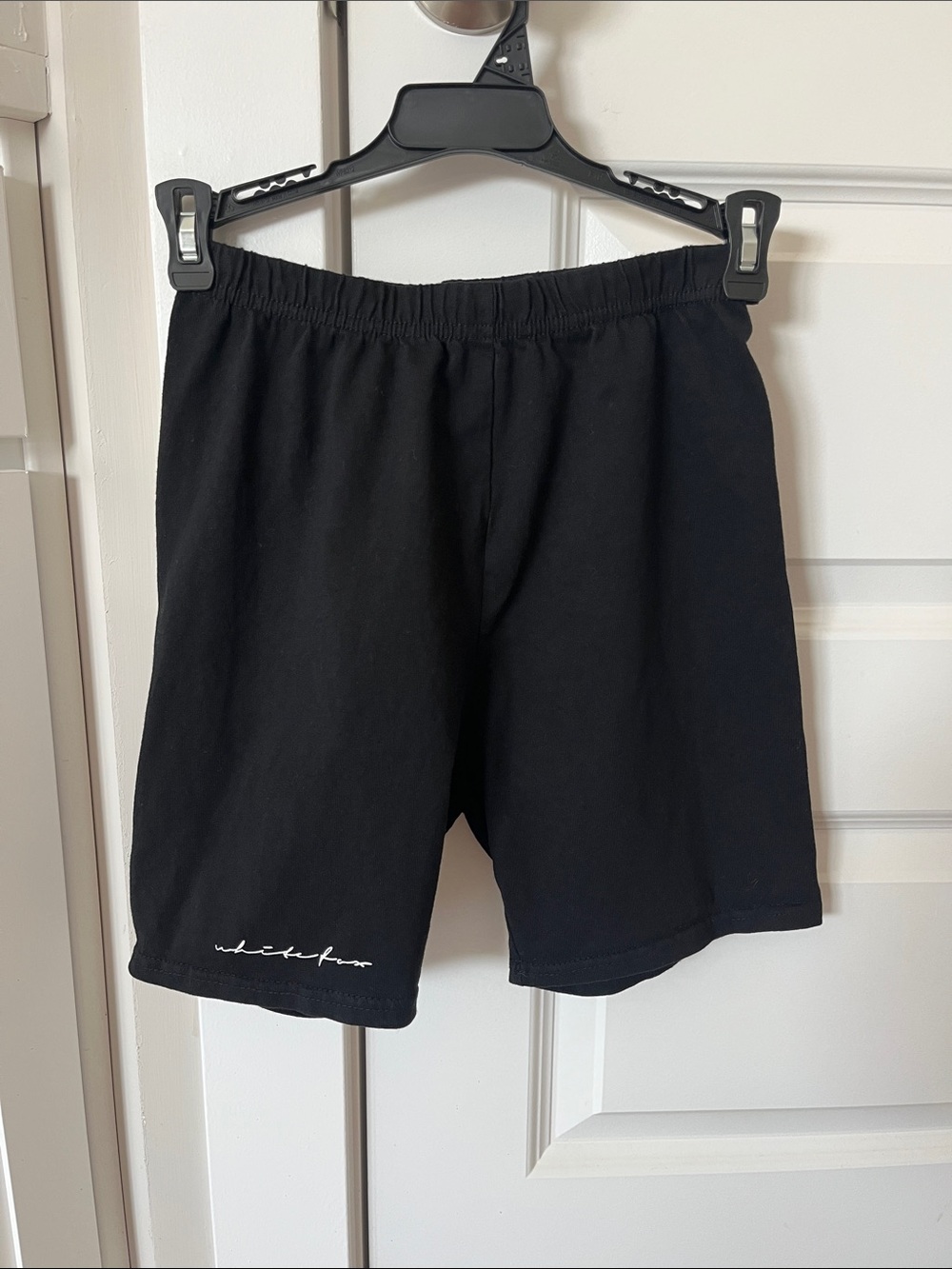 Black high waisted shorts